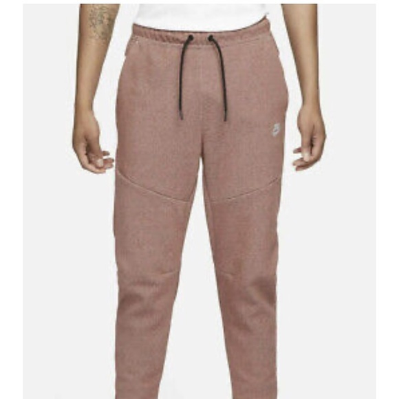 NWT Nike Sportswear Revival Tech Fleece 2-piece Hoodie/Joggers - Grey/Redstone - Picture 9 of 16